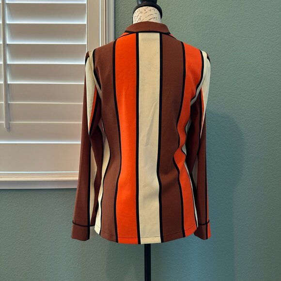 Scotch & Soda Vibrant Multicolor Striped Blazer - Picture 4 of 6